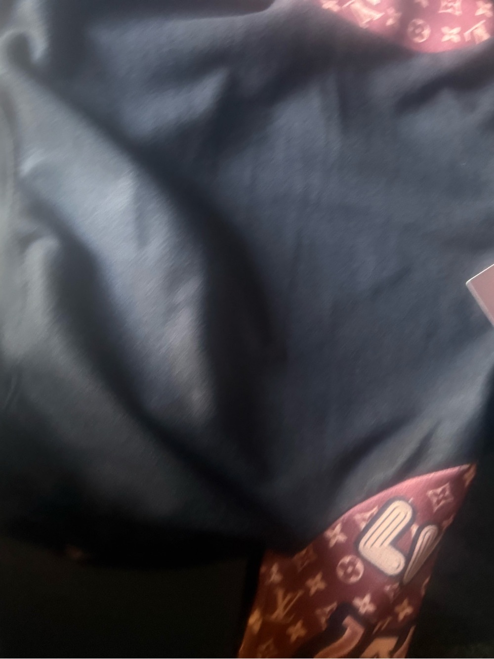 Louis Vuitton Black and Brown Monogram Varsity Jacket - Picture 5 of 7